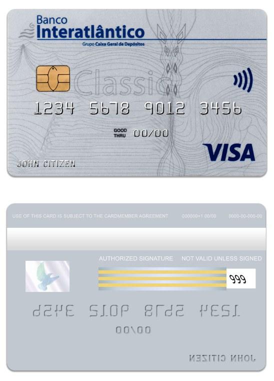 Cabo Verde Banco Interatiantico bank visa classic card